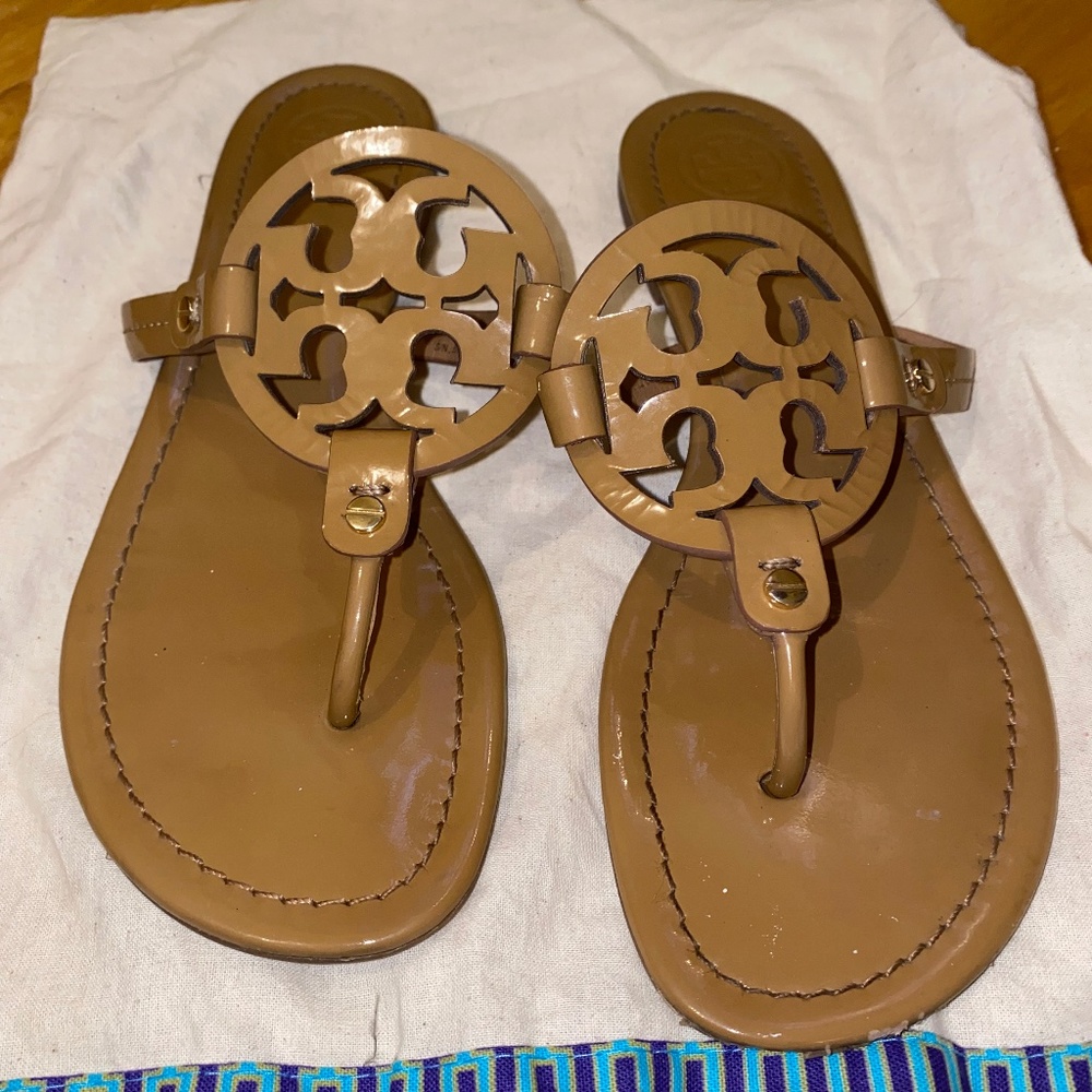 Tory Burch Miller Sandal Beige Size 9